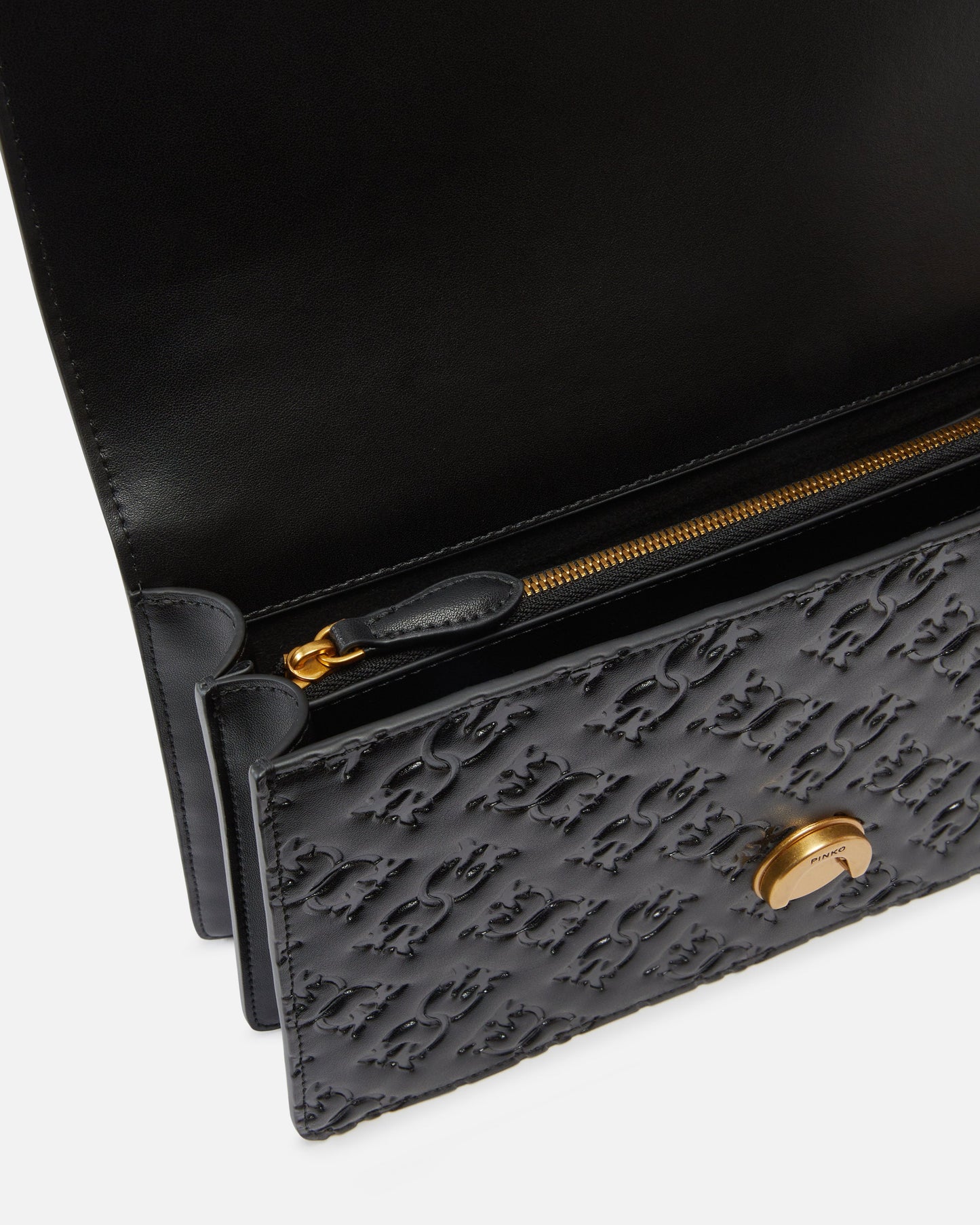 Love Bag leather crossbody bag with logo