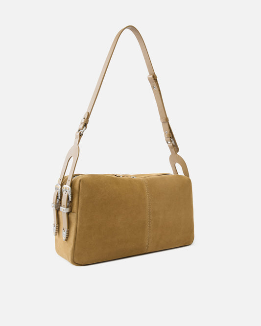 Keeper Bag medium shoulder bag in suede