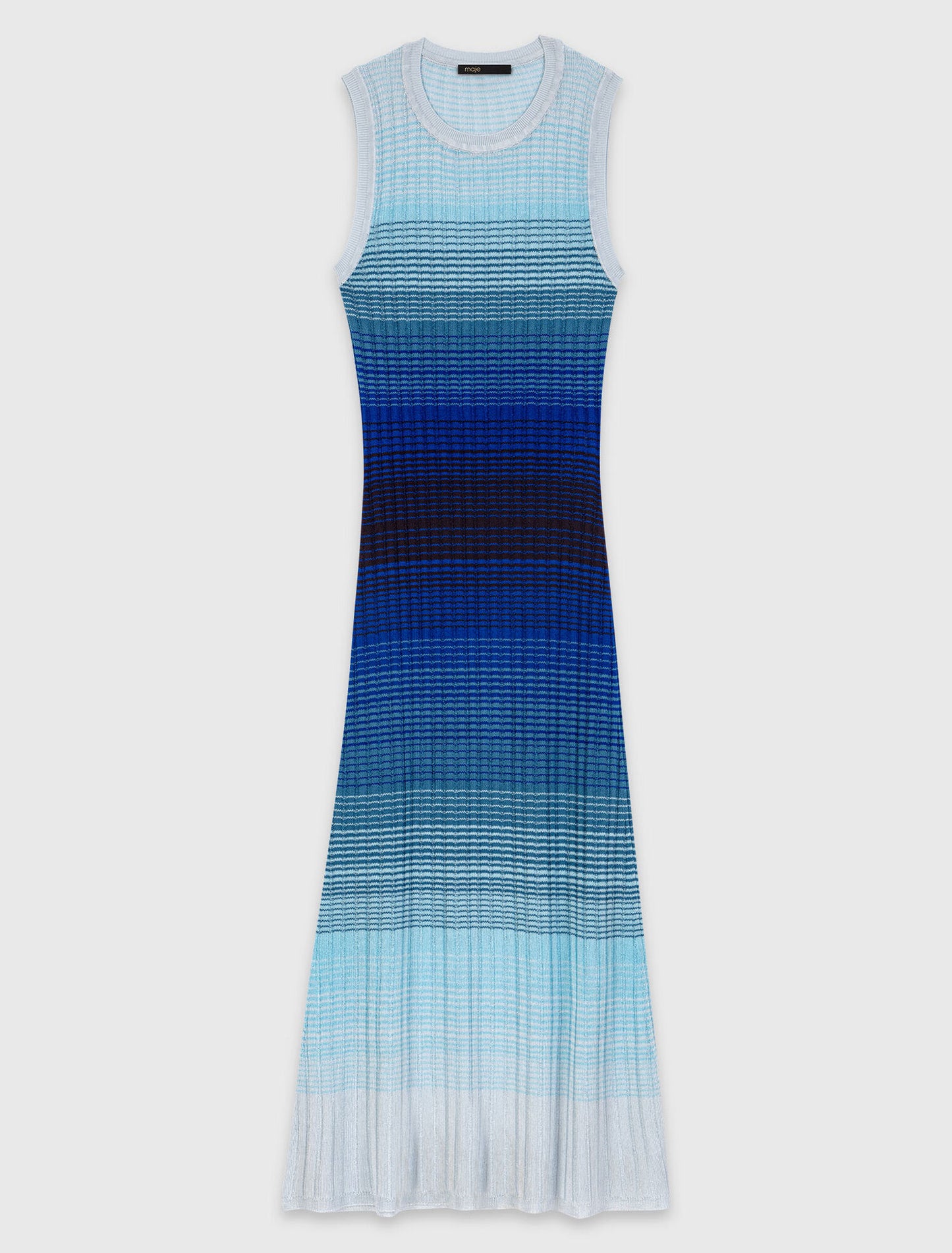 Ombr¨¦ knit maxi dress