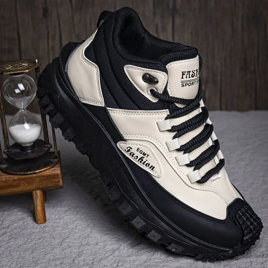 (⏰Limited Time Sale 70% OFF) Men’s Work Hiking Boots – Waterproof, Non-Slip, Puncture and Smash Resistant, Wide Toe, Arch Support – Ideal for Daily Wear and Outdoor Adventures