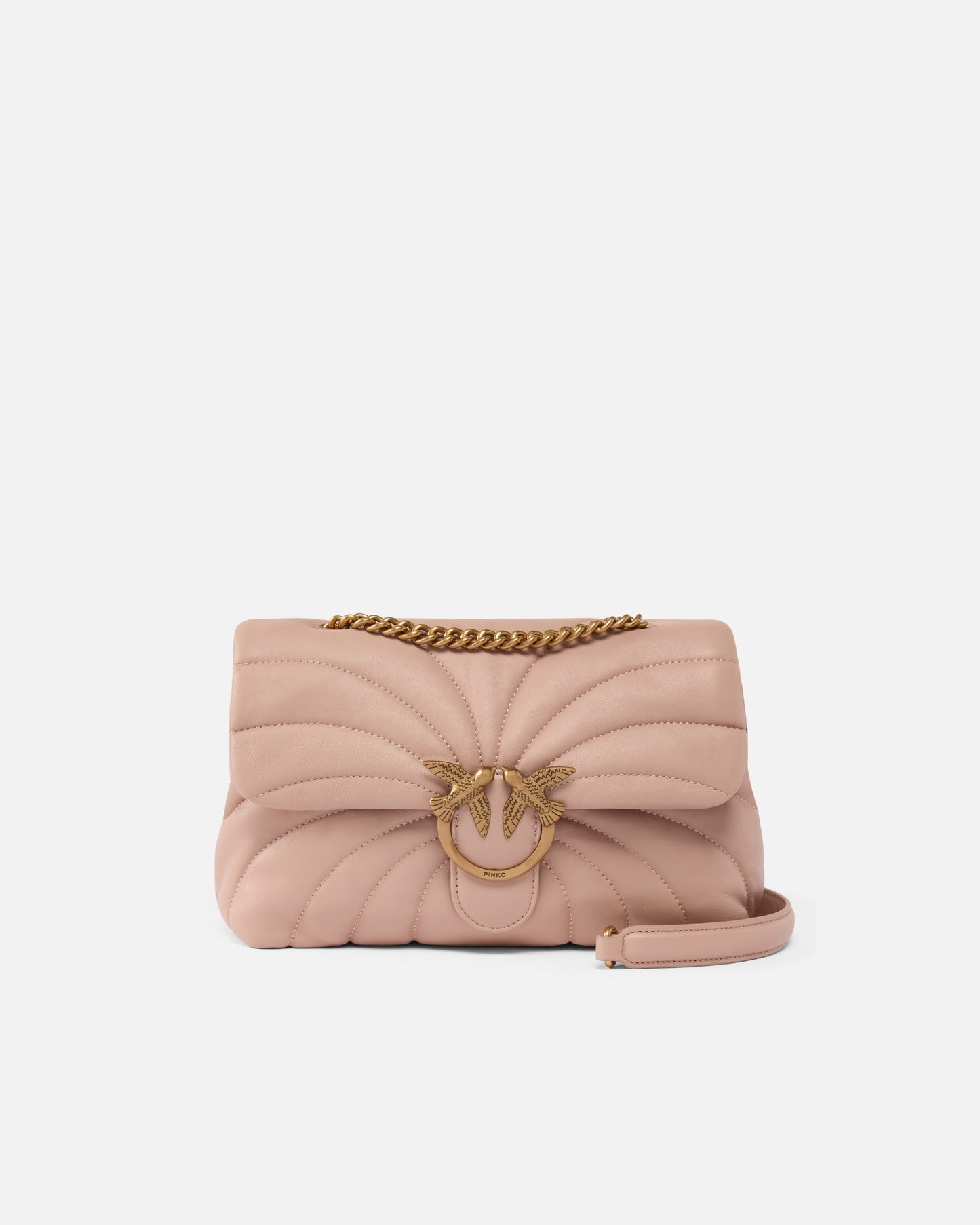 Love Bag Puff large butterfly quilt crossbody bag