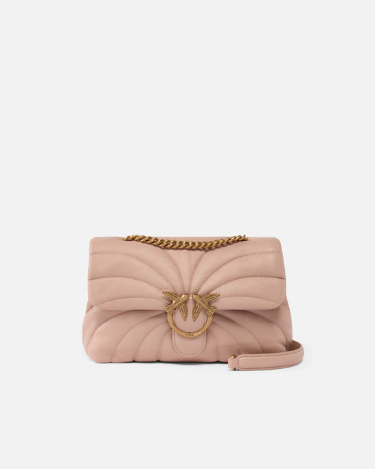 Love Bag Puff large butterfly quilt crossbody bag