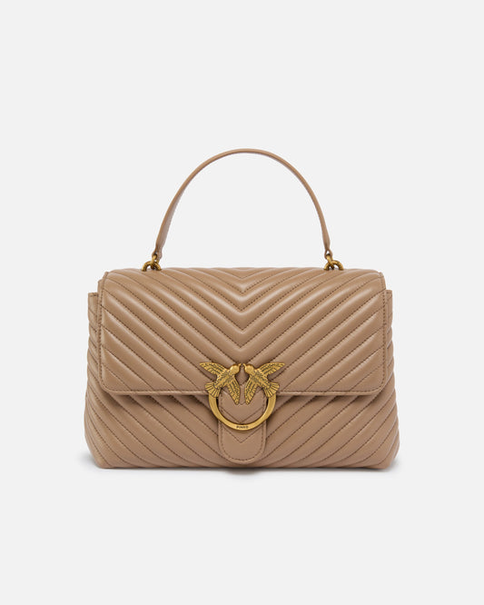 Large handbag Lady Love Bag Puff Chevron