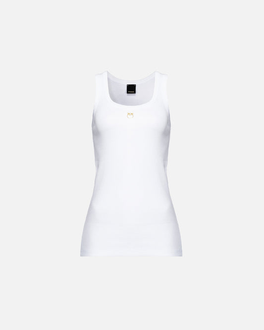 Tank top with Love Bird embroidery