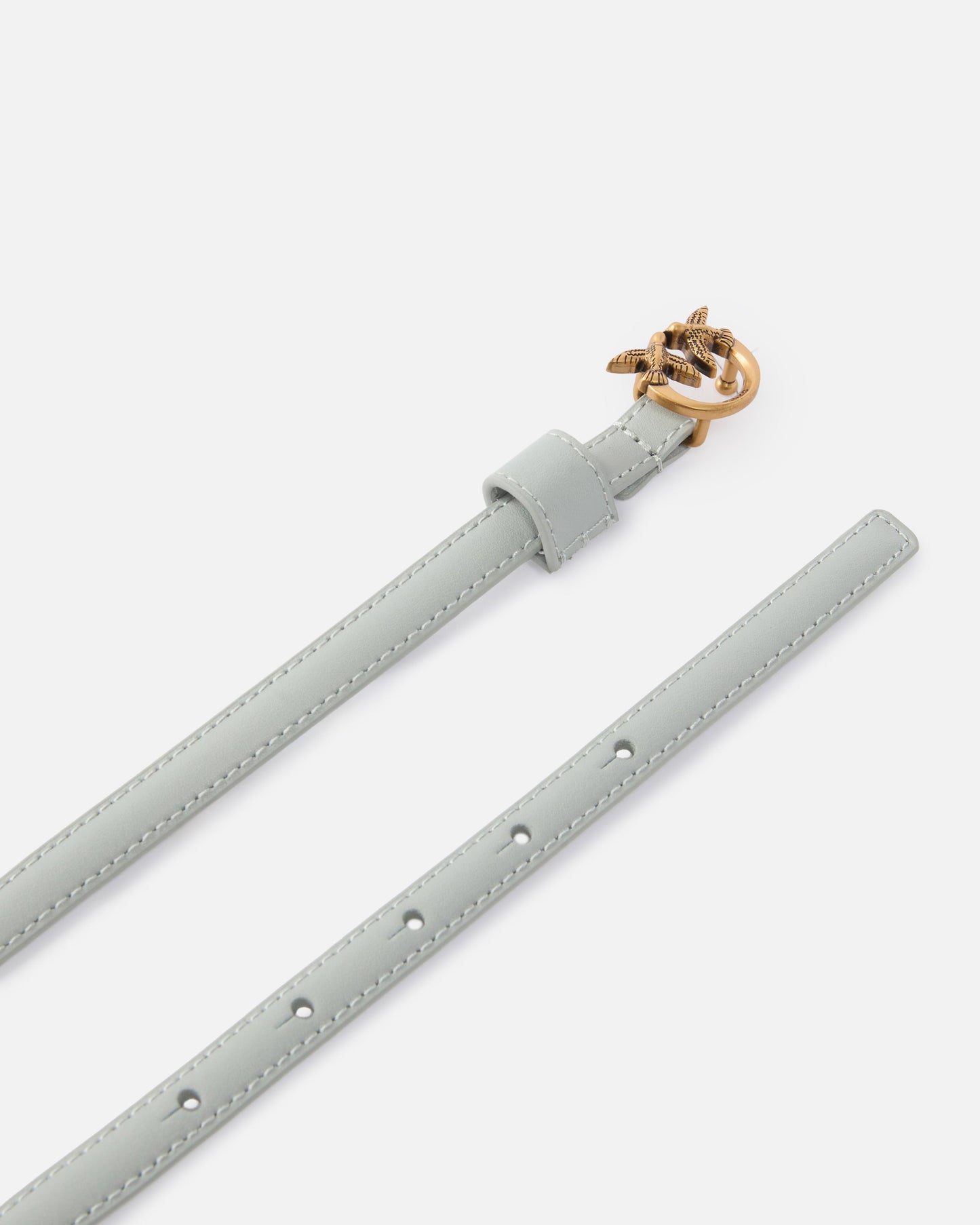 Thin belt with Love Birds buckle, 1cm
