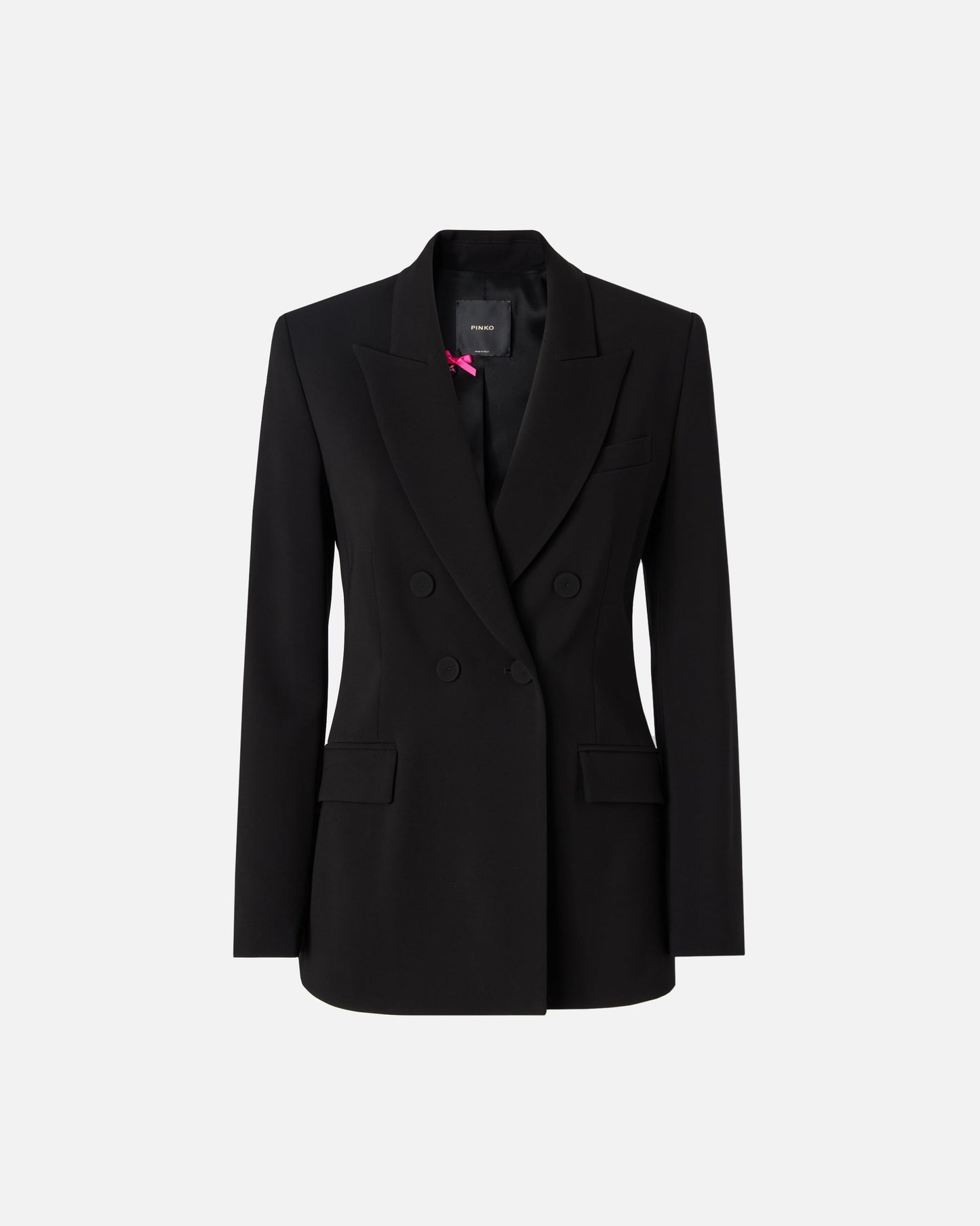 Fitted double-breasted jacket