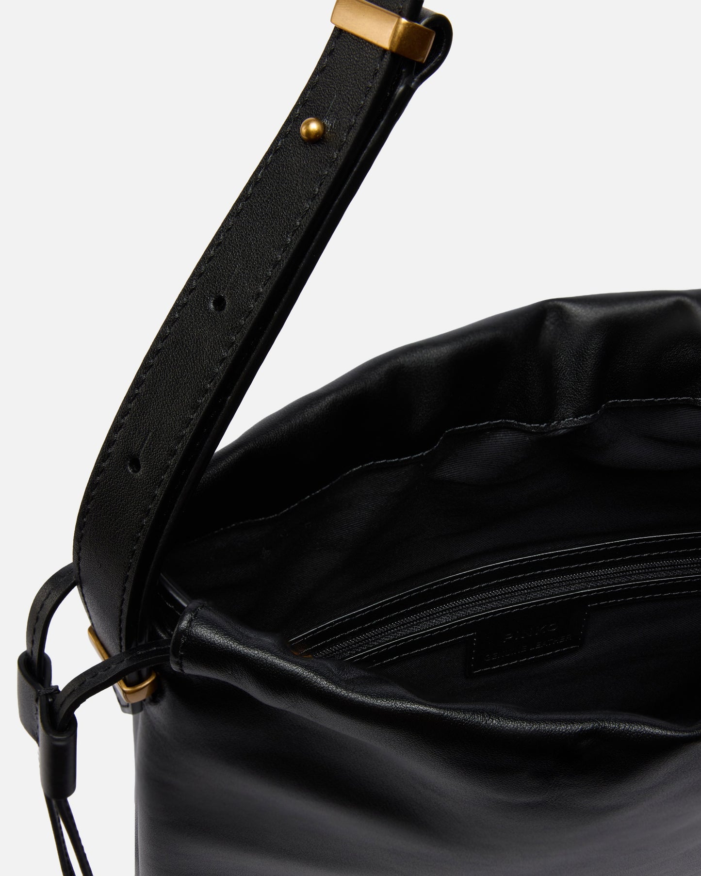 Vertical medium leather Slouchy Bag