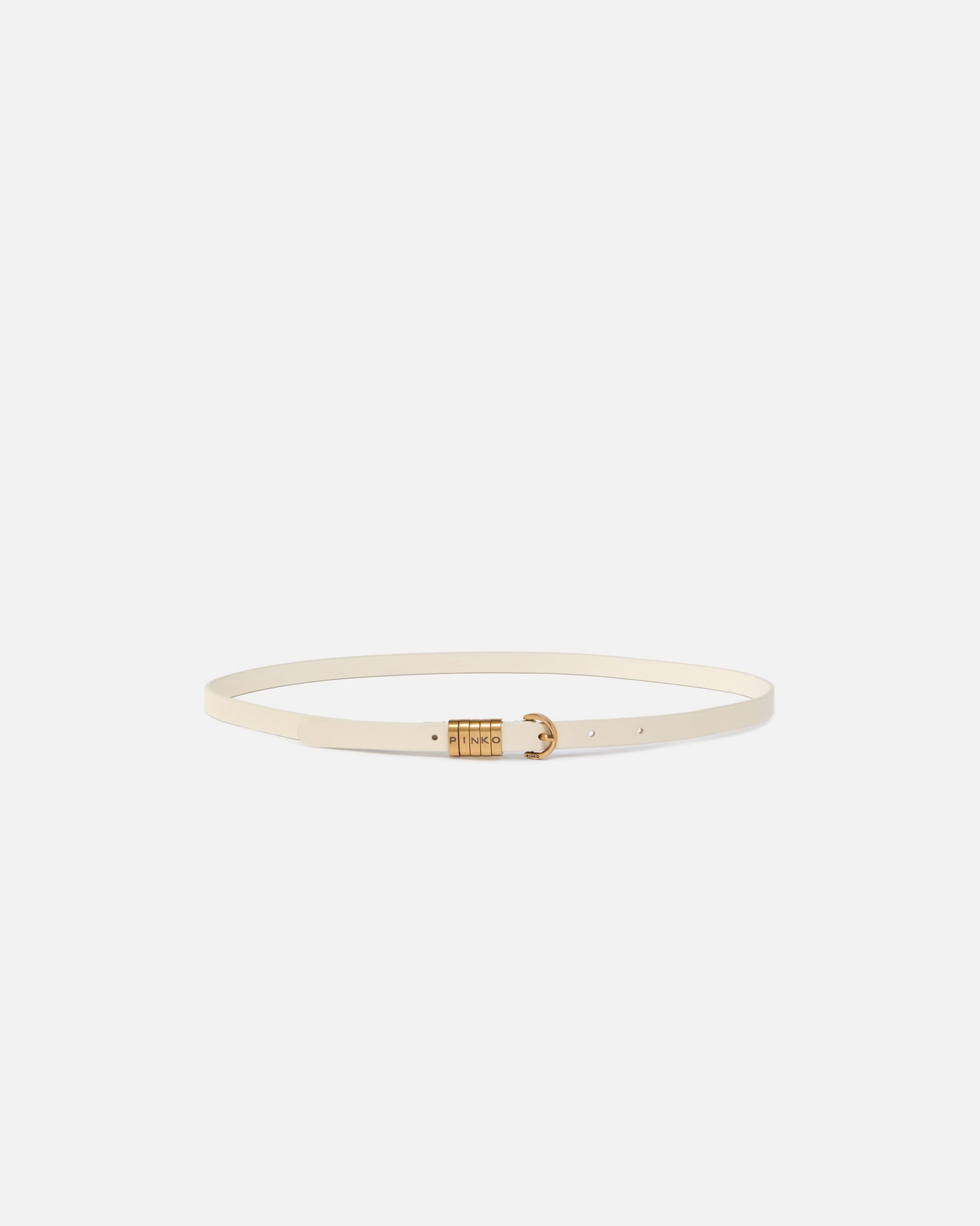 1.2-cm belt with logo lettering logo