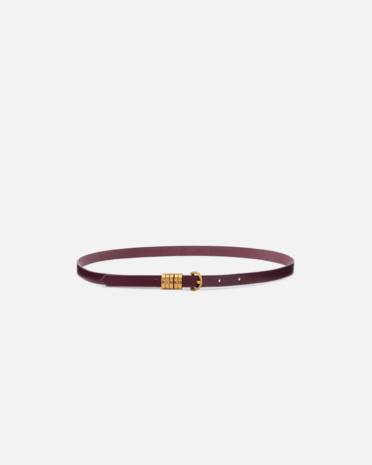 1.2-cm belt with logo lettering logo