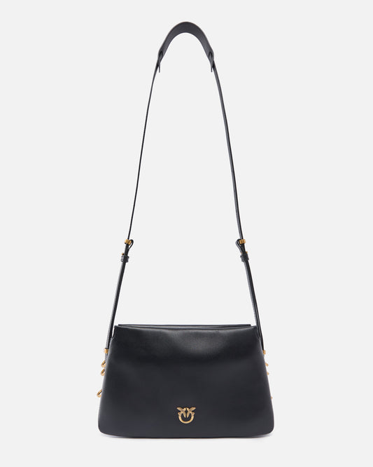 Mini One, Two, Three Bag in leather with shoulder strap