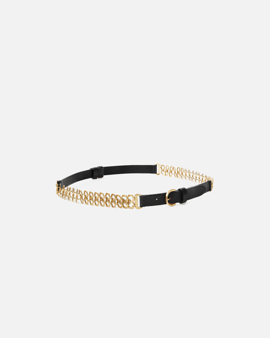 Belt with chain insert, 2 cm