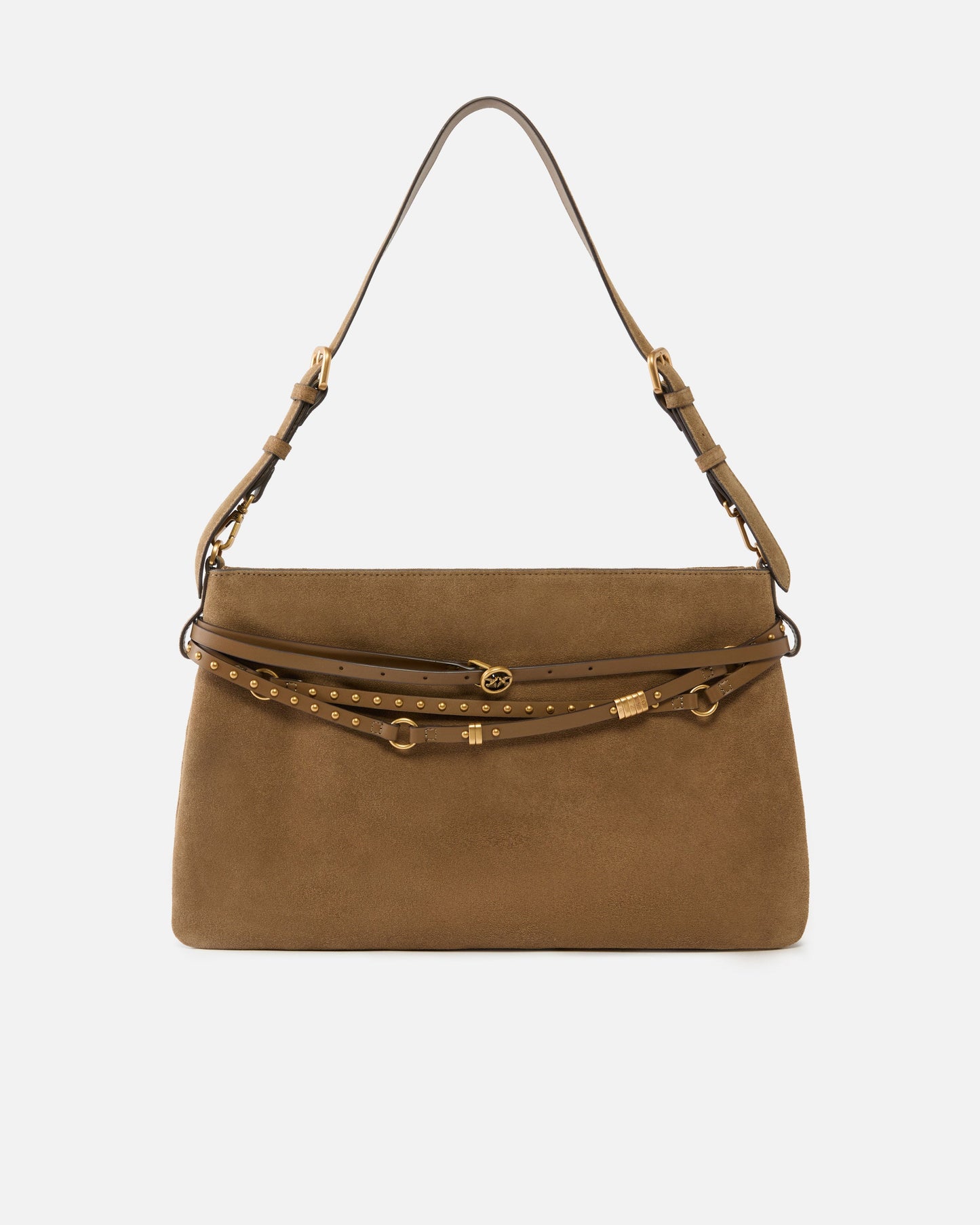Belt Bag Big large shoulder bag in suede