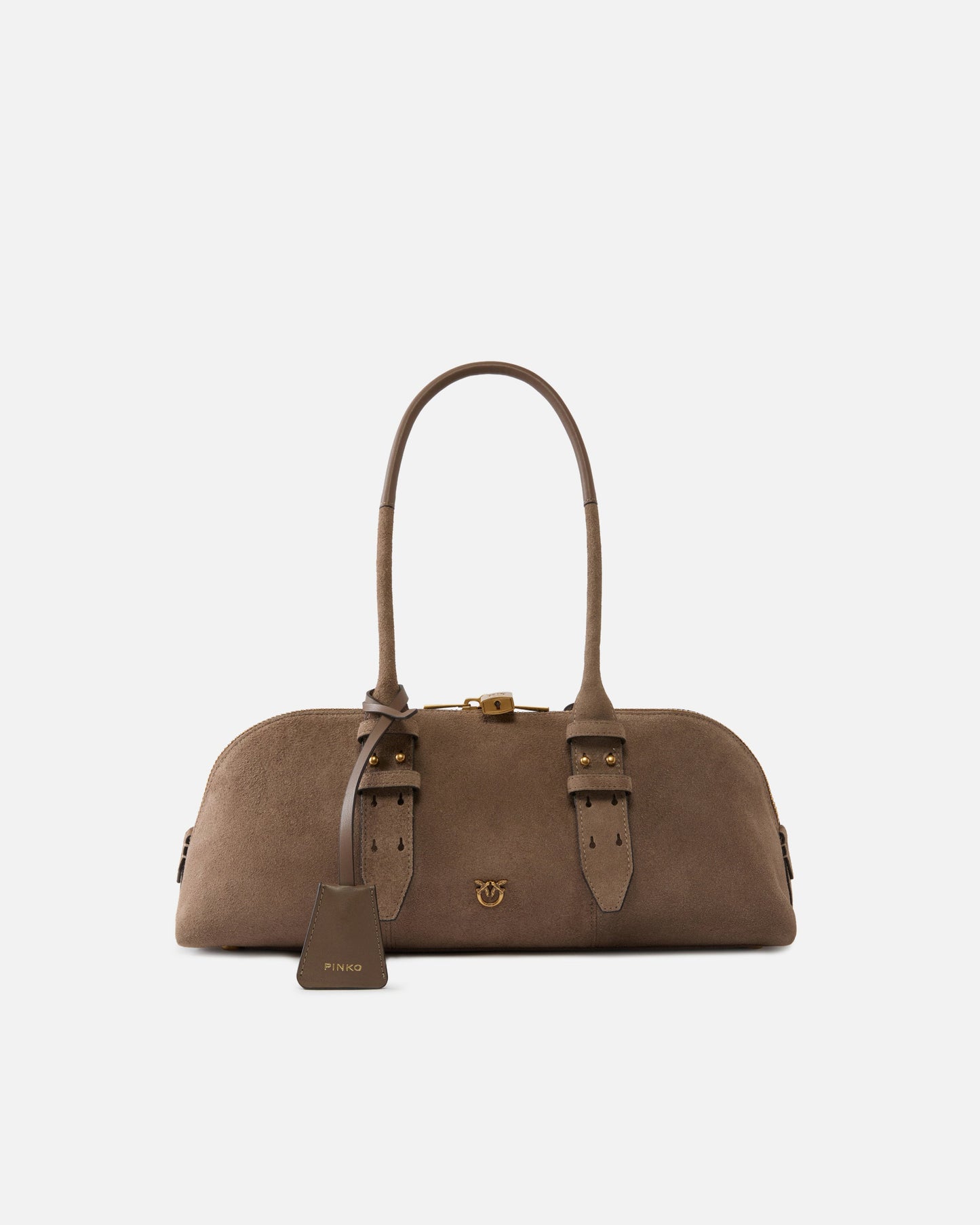 Escape Bag Horizontal large shoulder bag in suede