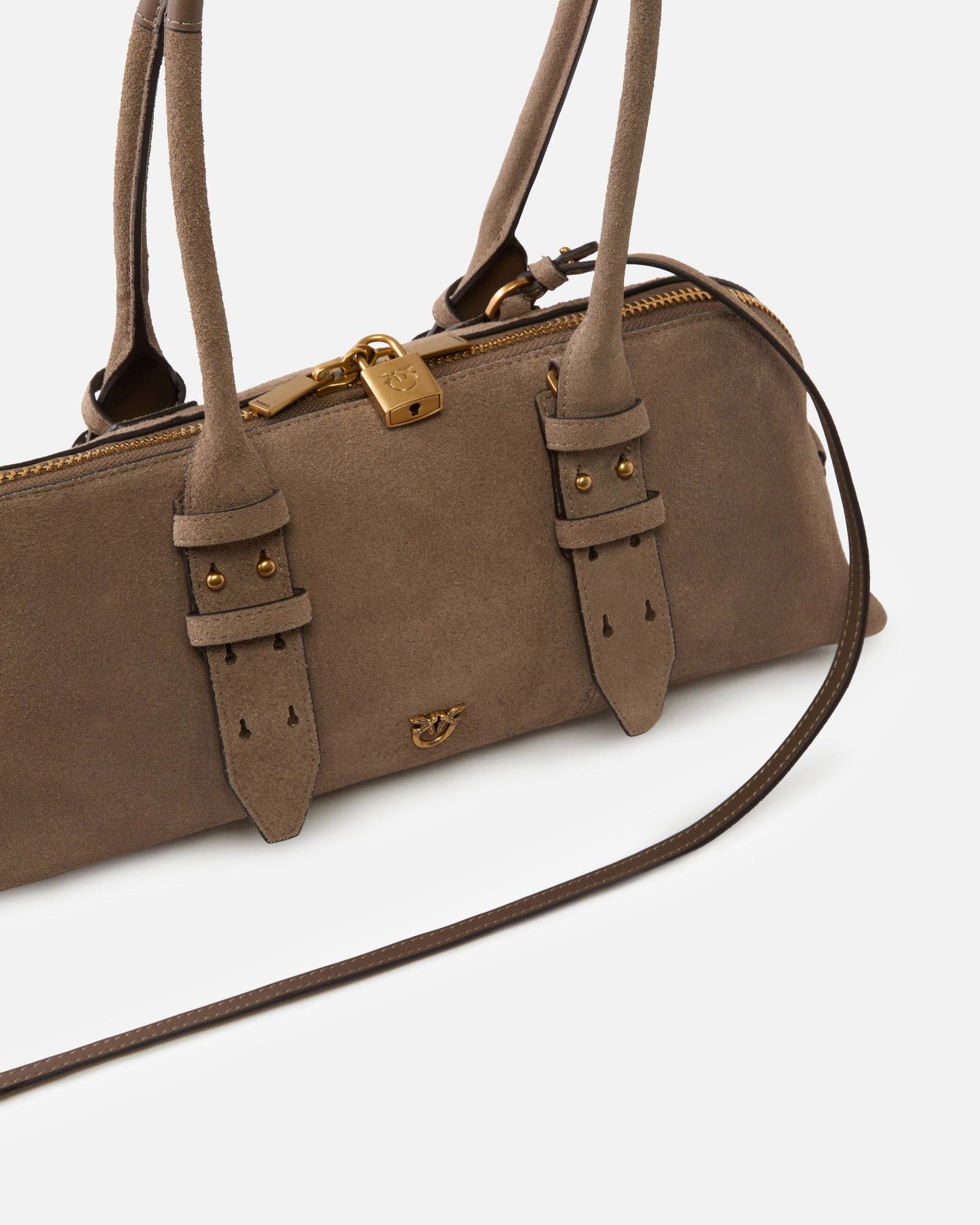 Escape Bag Horizontal large shoulder bag in suede
