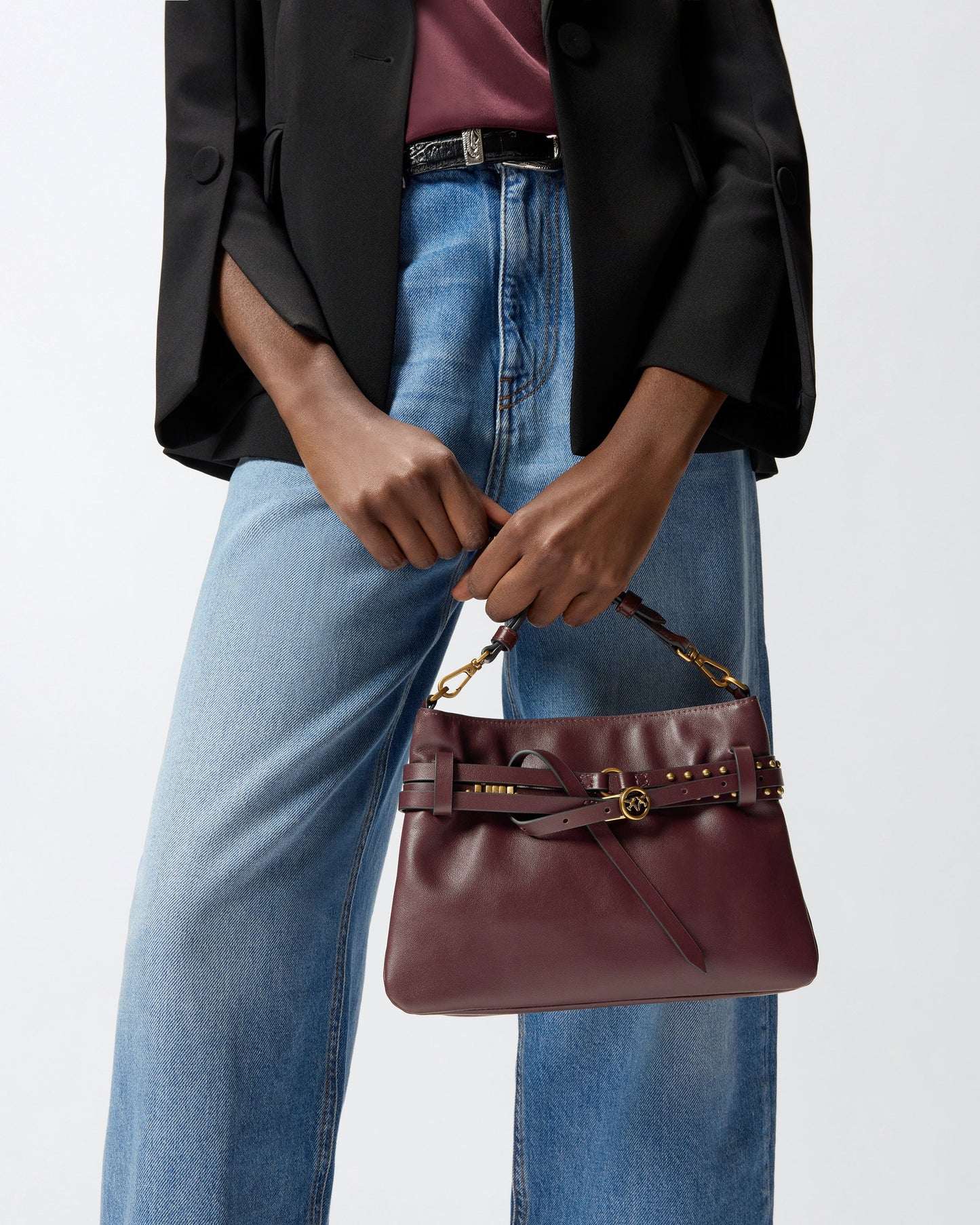 Belt Bag Mini small shoulder bag in leather