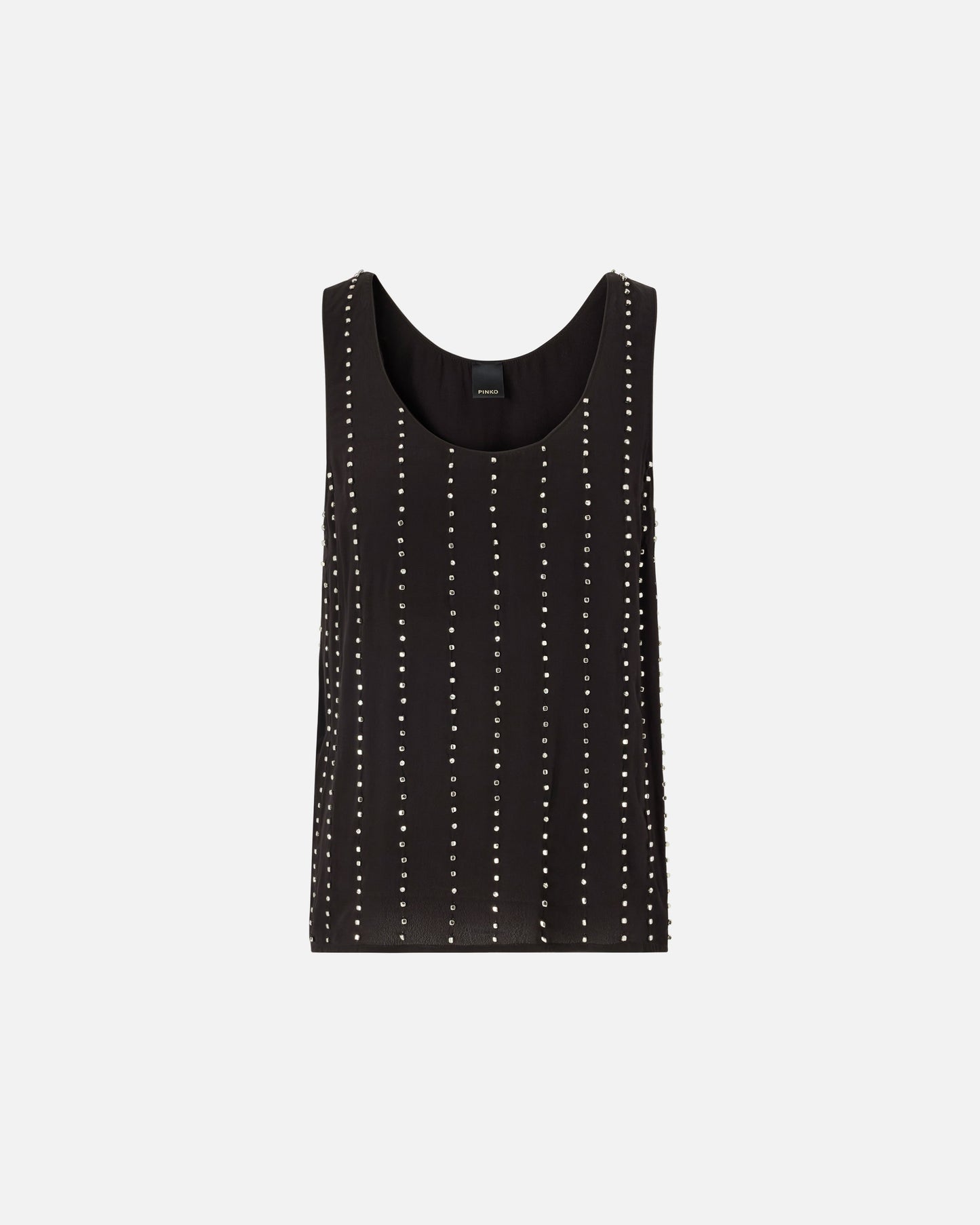 Vest top with jewel stripes
