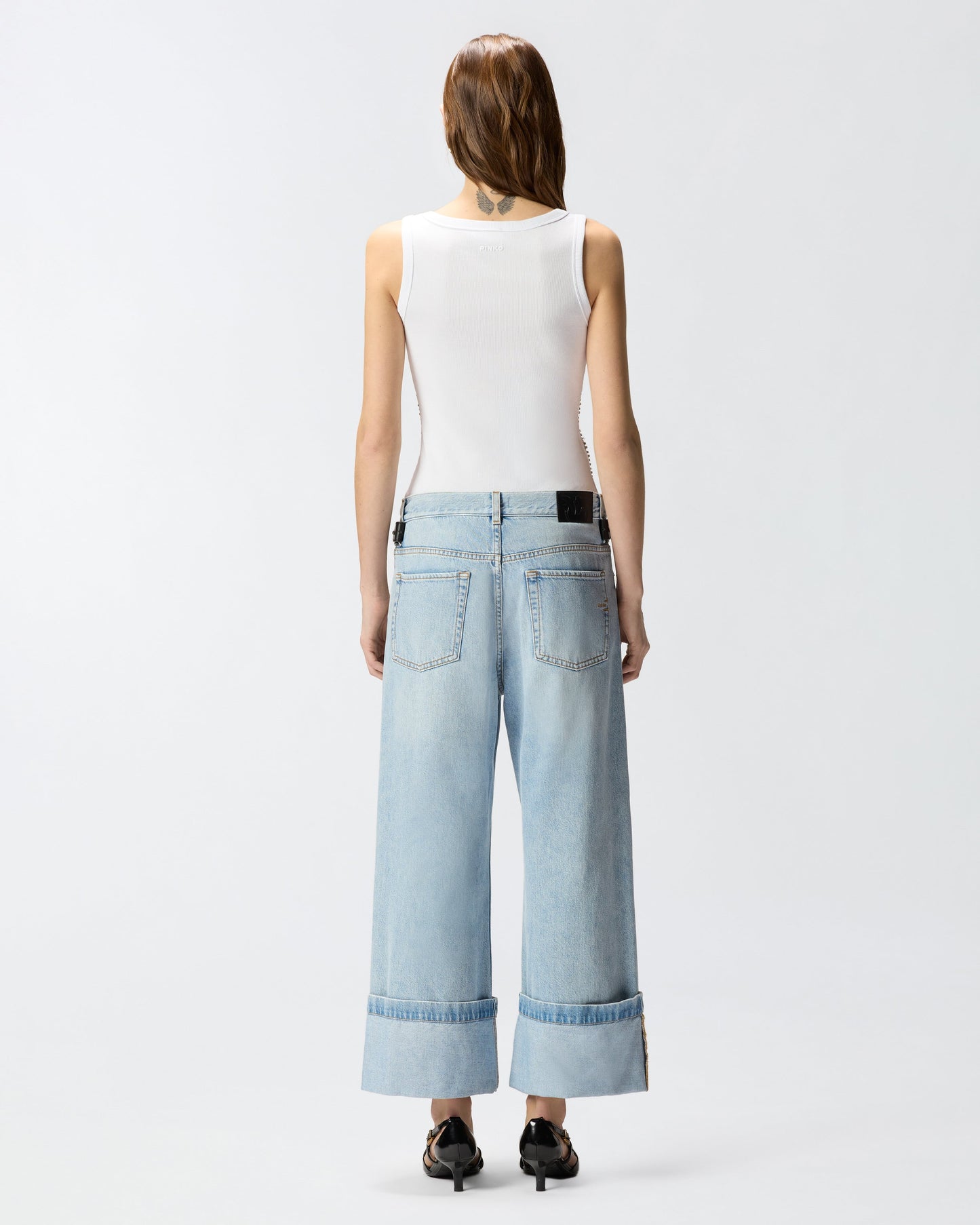 Vest top with jewel details