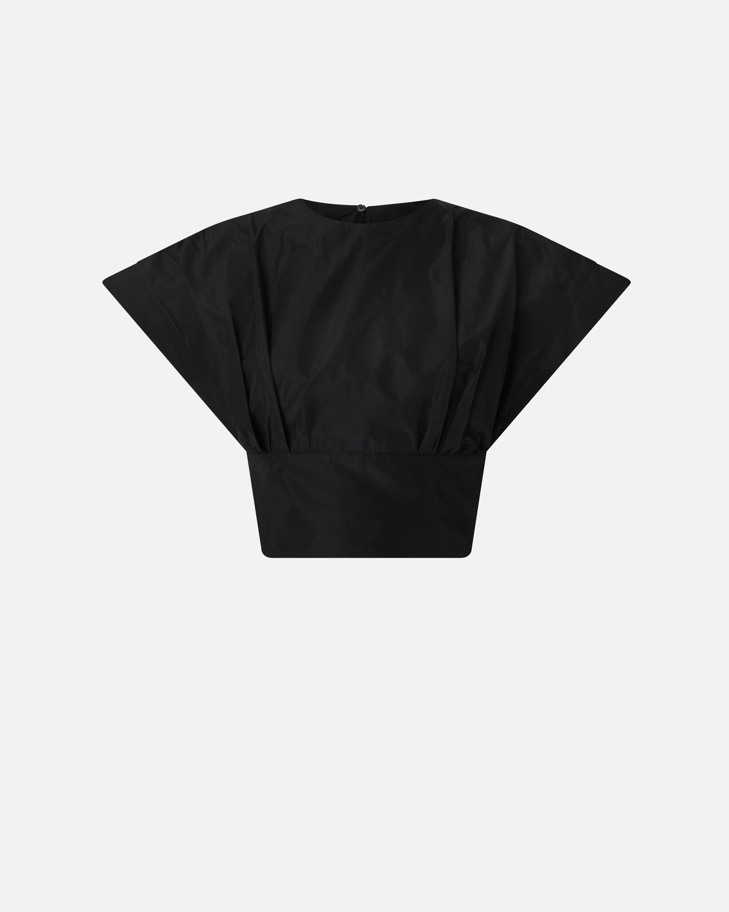 Crop top with wide sleeves