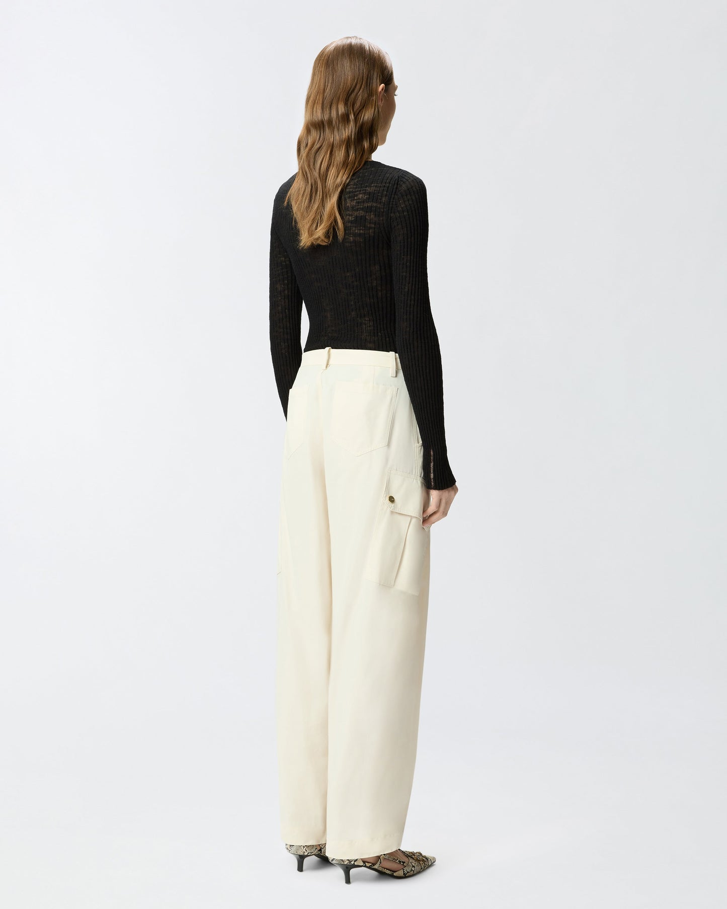 Flowing cotton trousers