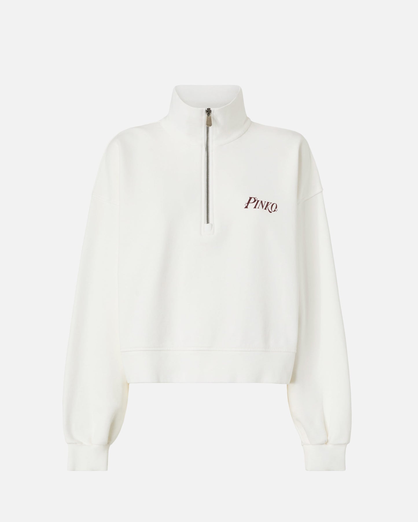 Sweatshirt with heart and logotini print