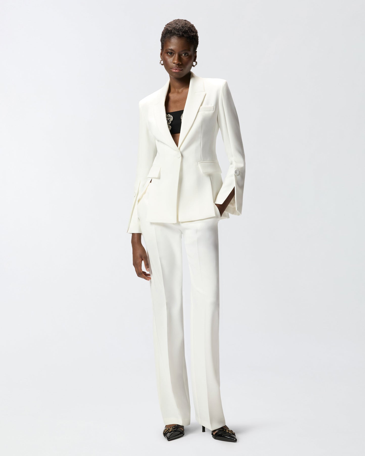 Jacket in technical canvas