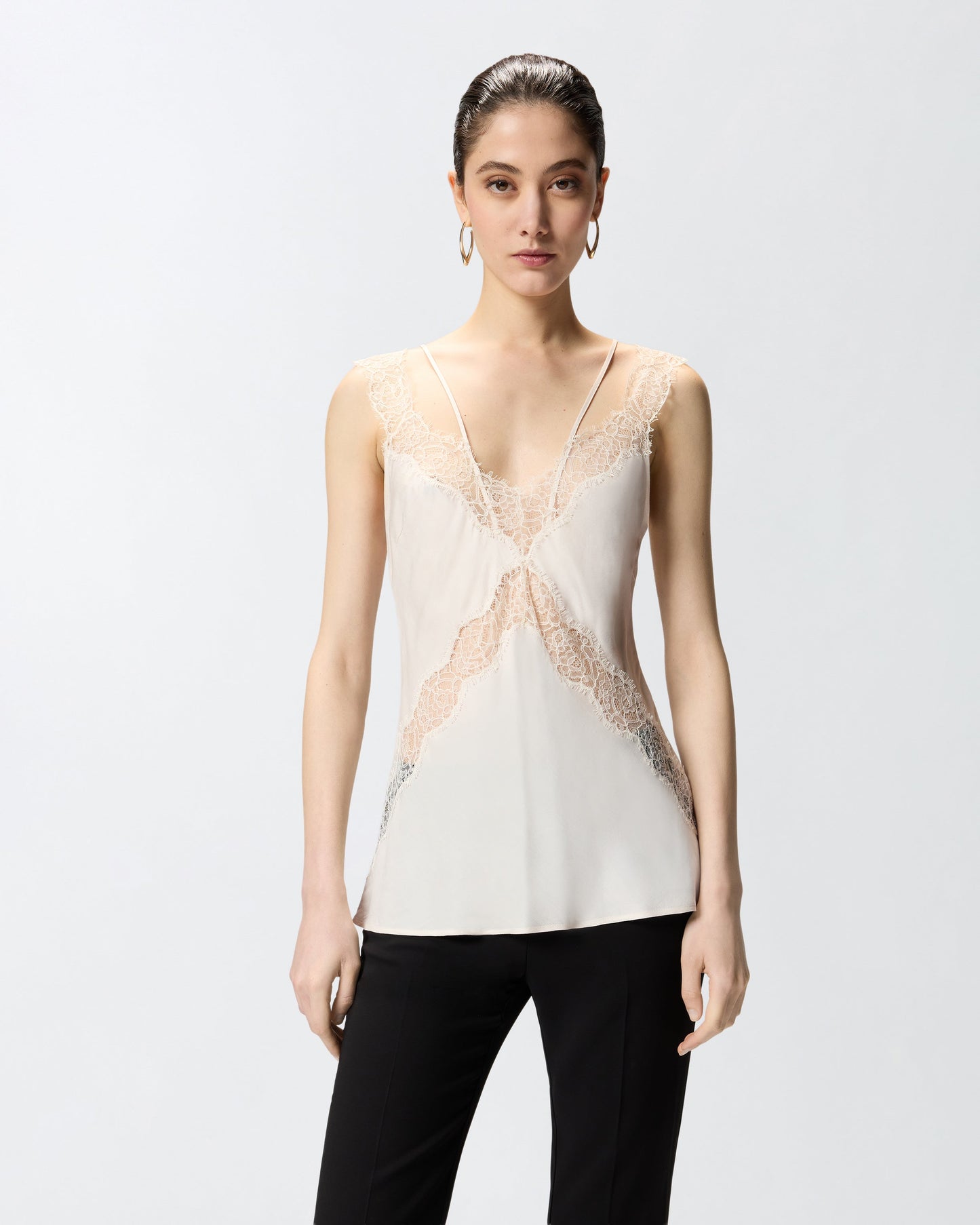 Lace lingerie top
