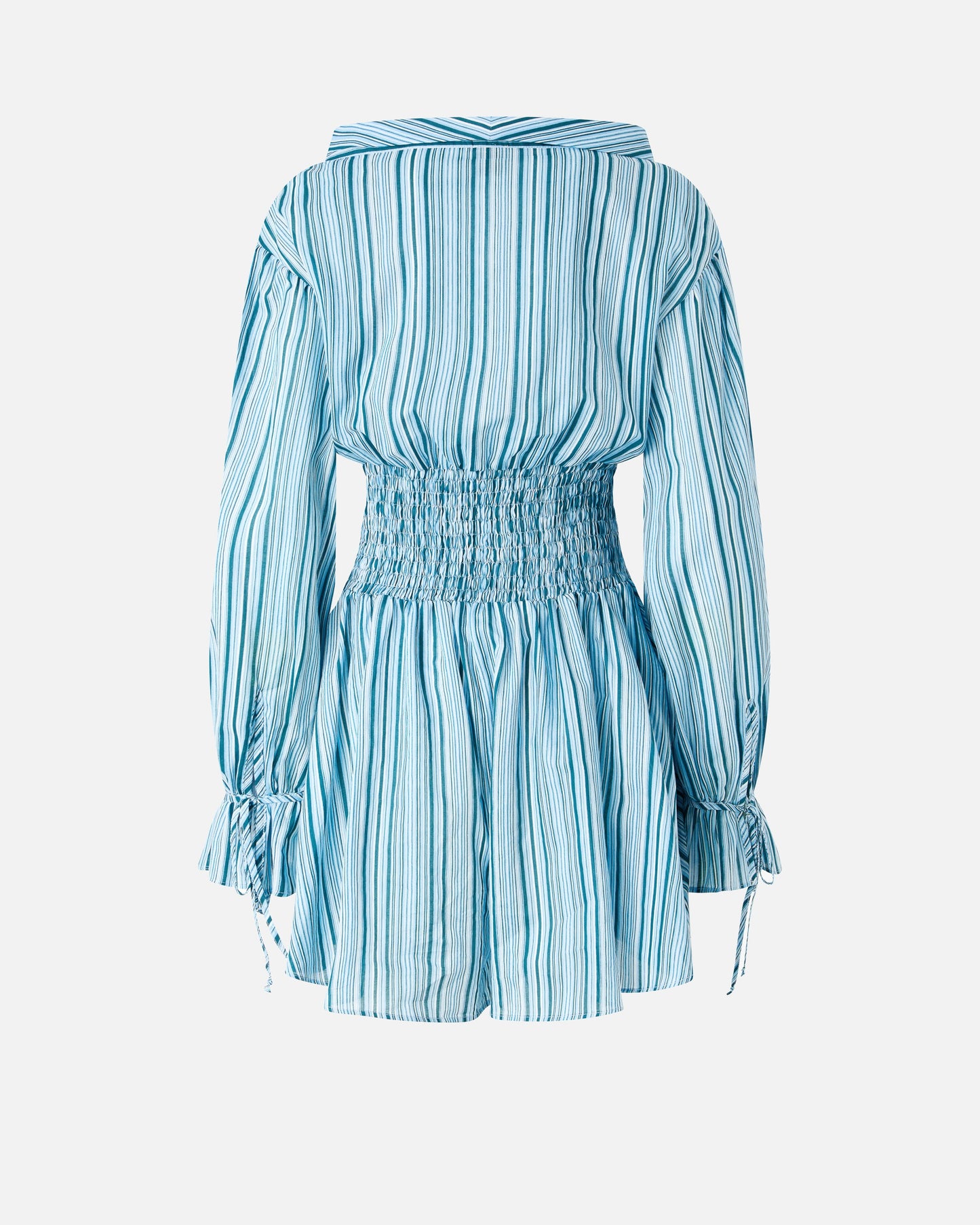 Striped cotton playsuit