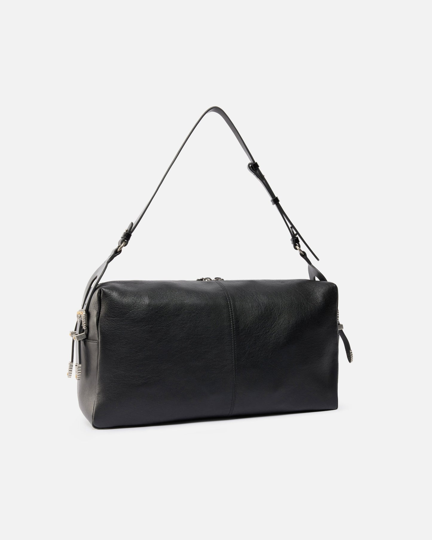 Keeper Bag large shoulder bag in new biker leather