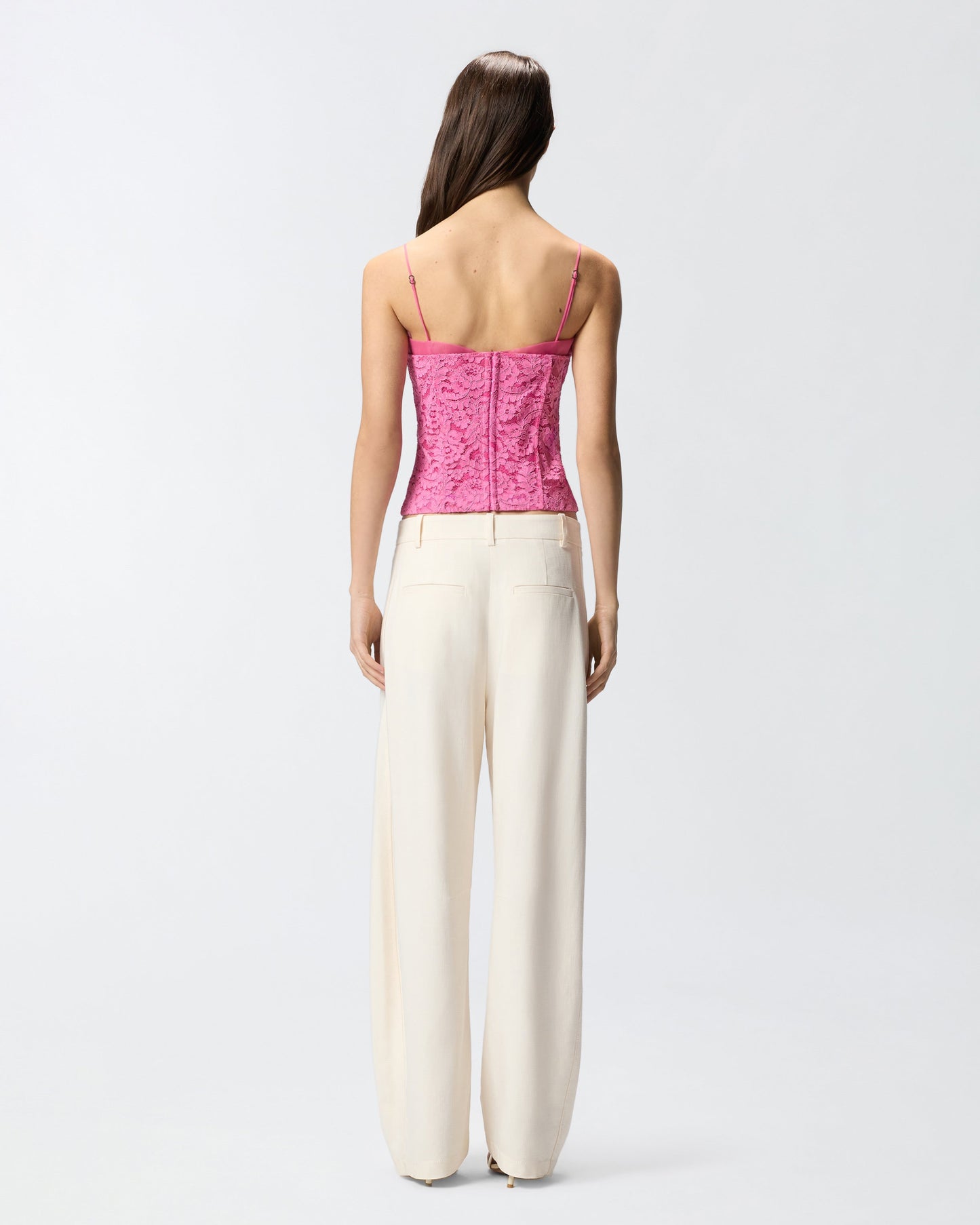 Lace bustier top