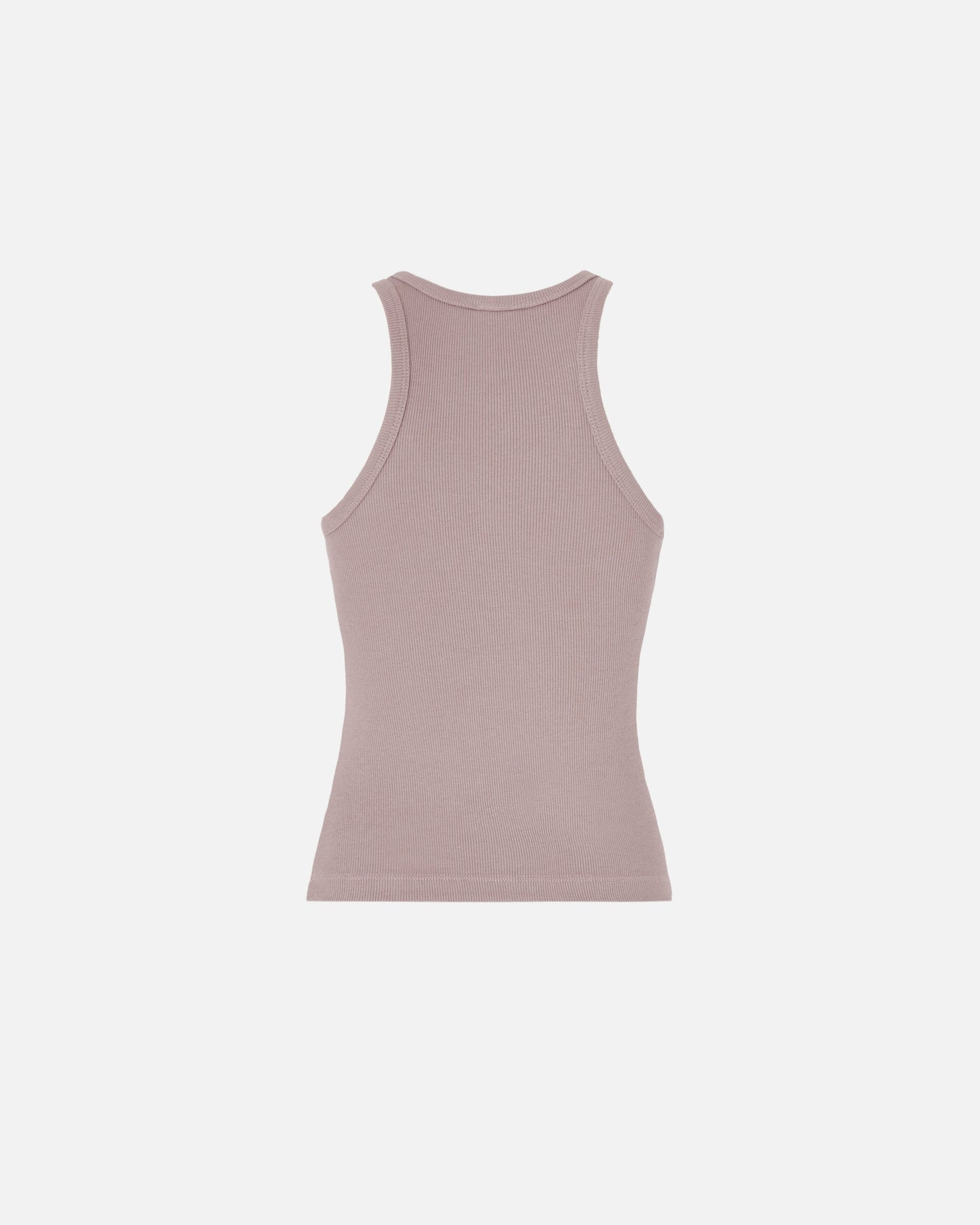 Ribbed vest top with logo