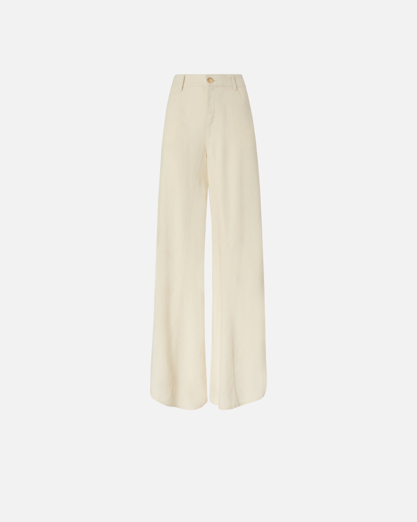 Wide leg linen trousers