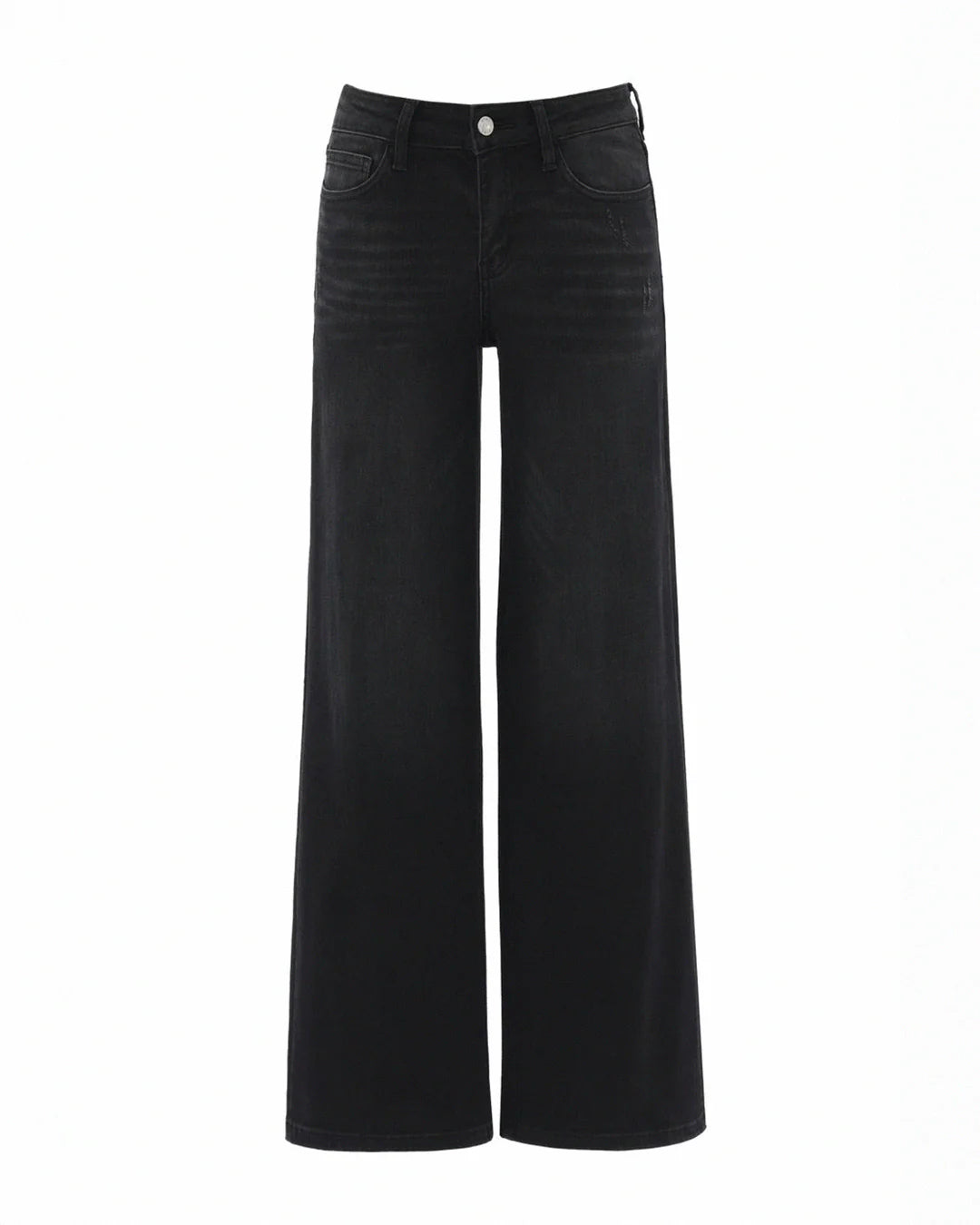 BBL Wide Leg Jeans mit mittlerer Leibhöhe