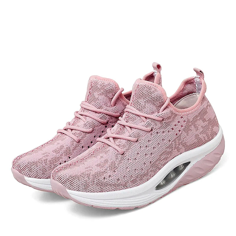 Orthopädische Damen-Sneaker mit Fußgewölbestütze und Luftpolsterung