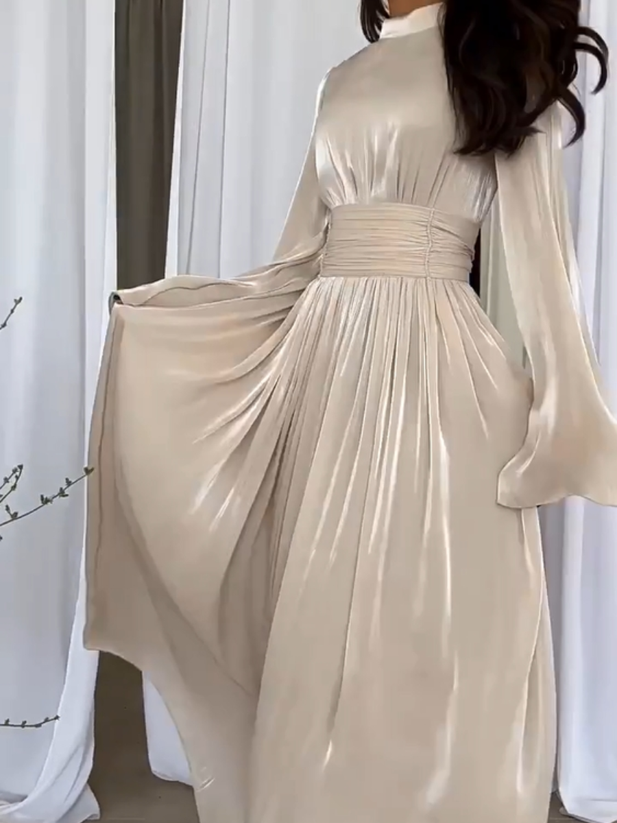 Modisches Maxi-Kleid in Fantasy-Farben