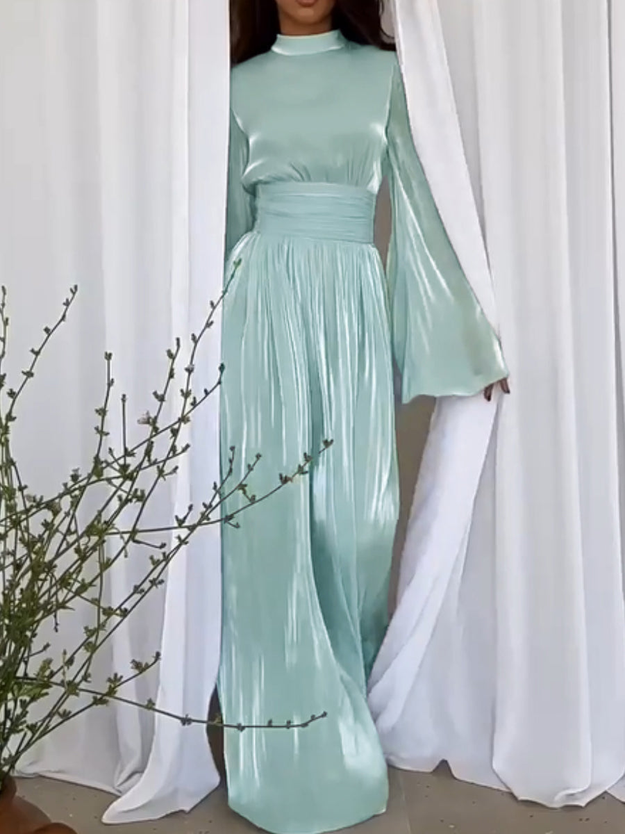 Modisches Maxi-Kleid in Fantasy-Farben