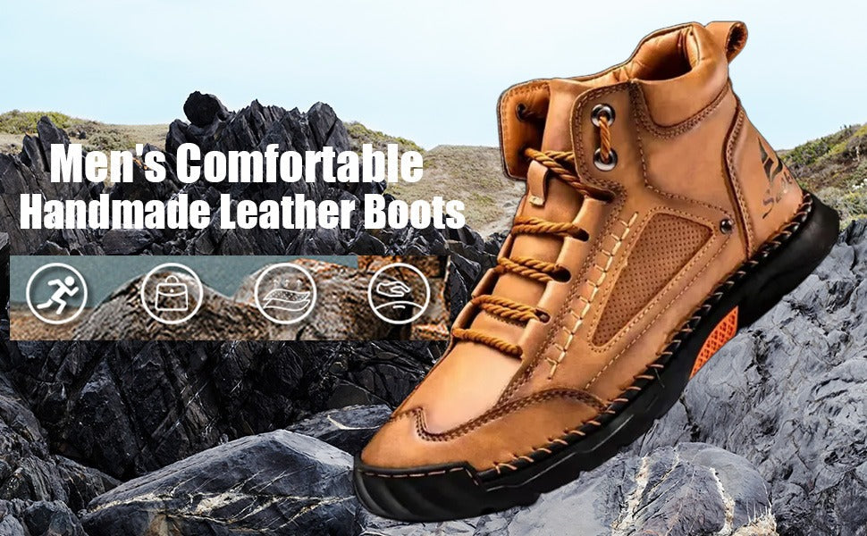 Salkin - Bequeme handgefertigte Lederstiefel