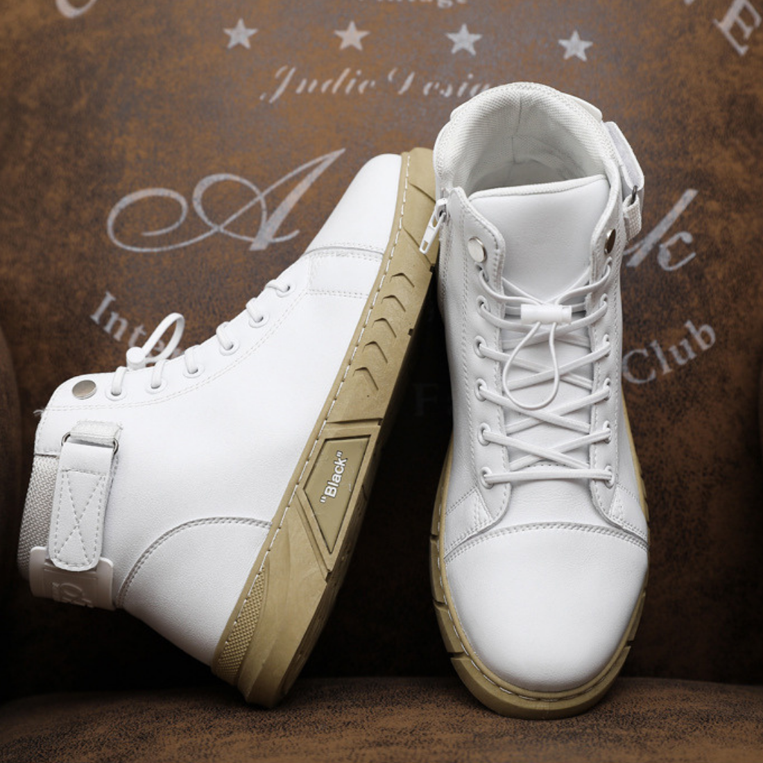 Men's Genuine Leather Boots | Casual & Versatile | Waterproof & Fleece-Lined