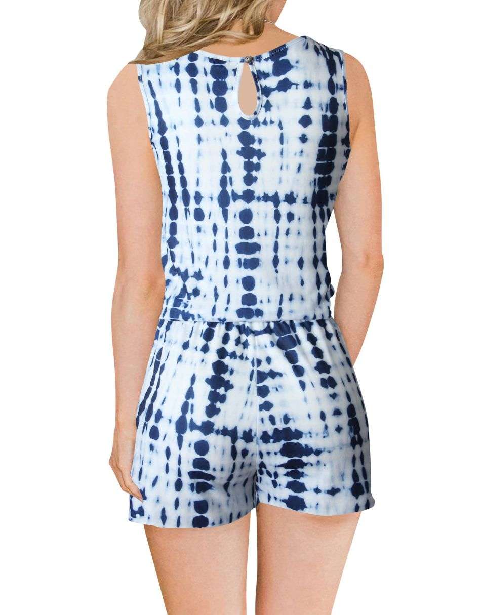 ANRABESS Ärmelloser Tank-Overall mit Rundhalsausschnitt und Taschen