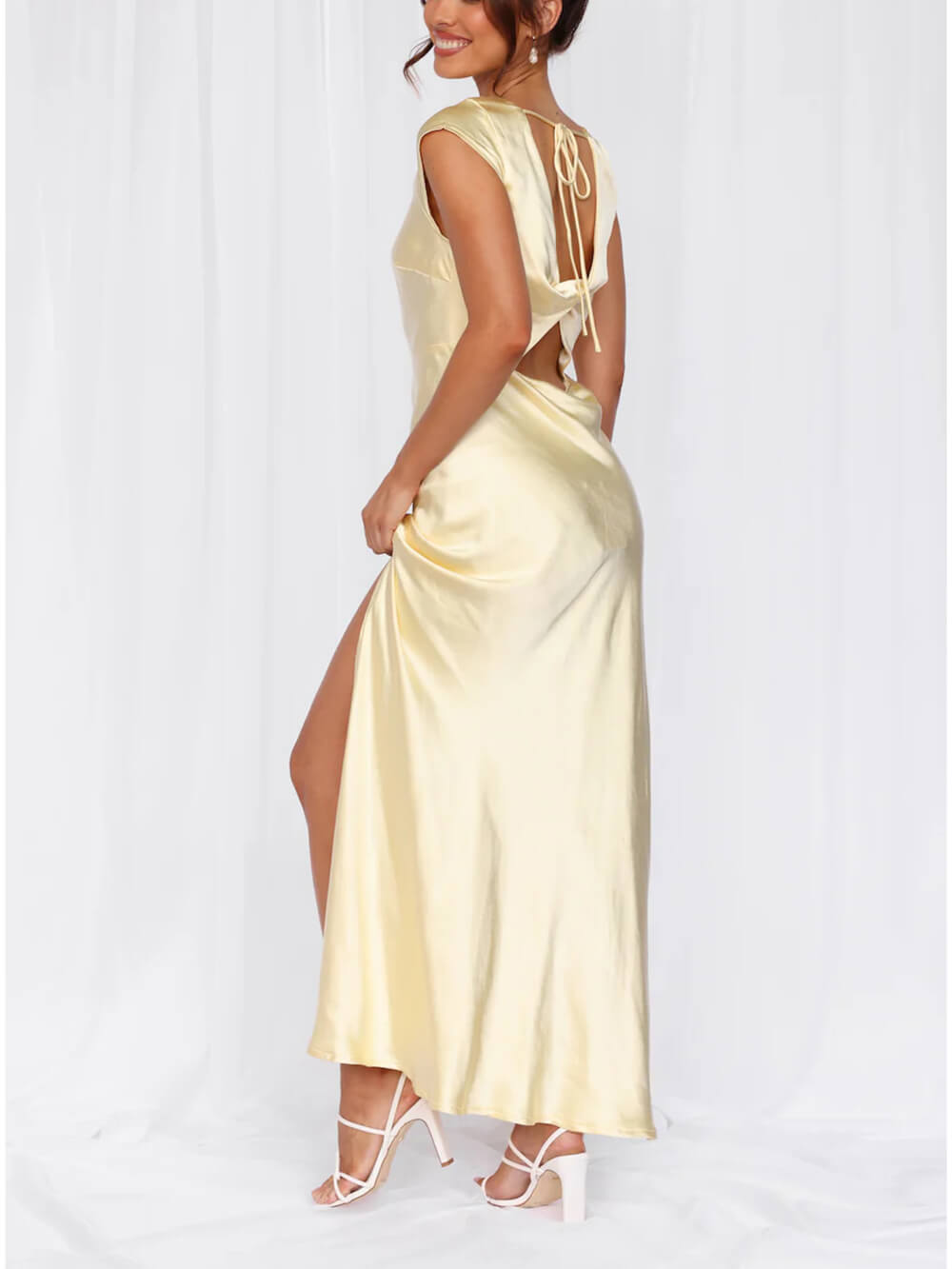 Fischtail-Kleid für Frühling und Sommer, mittellanges Kleid