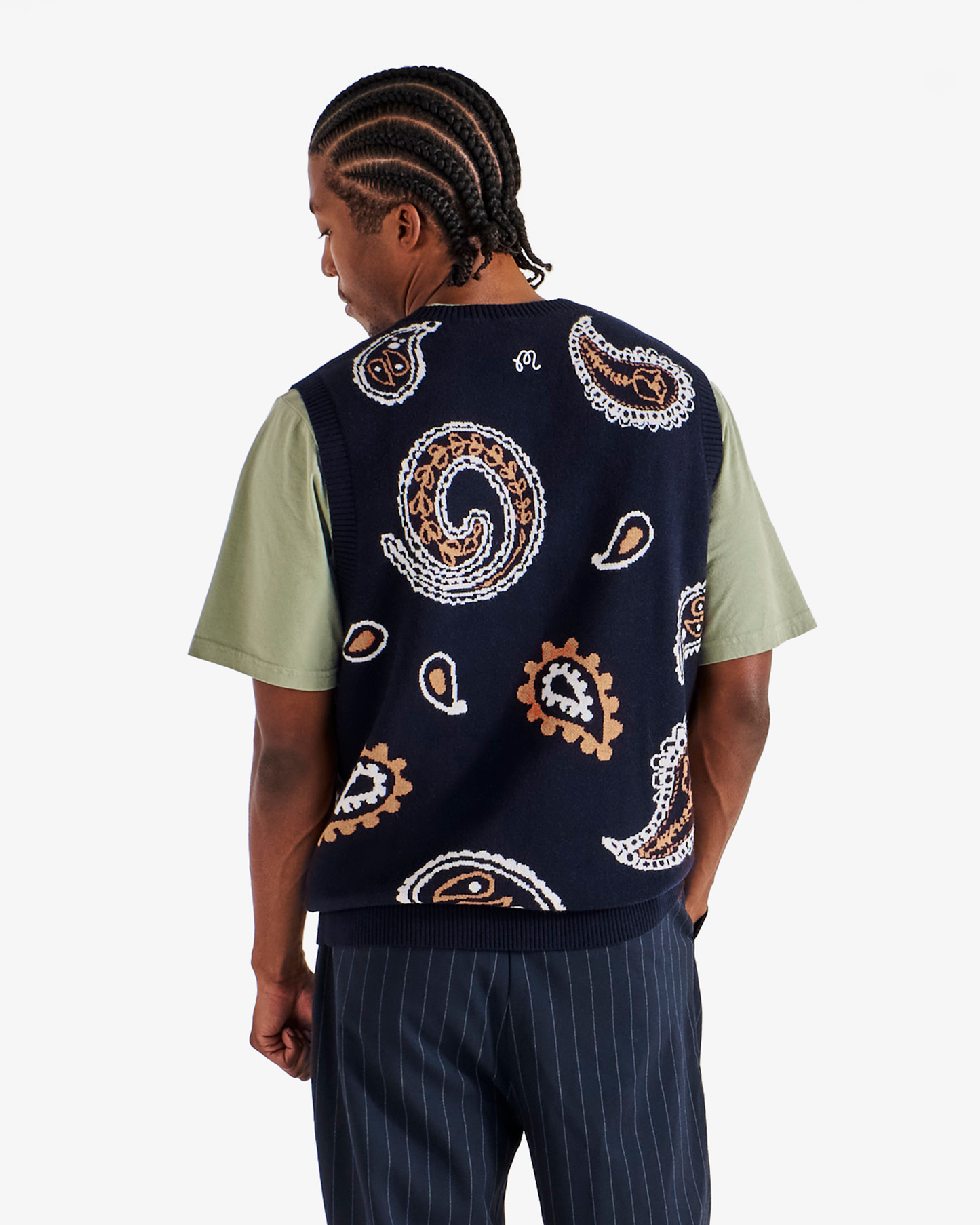 PAISLEY SWEATER VEST