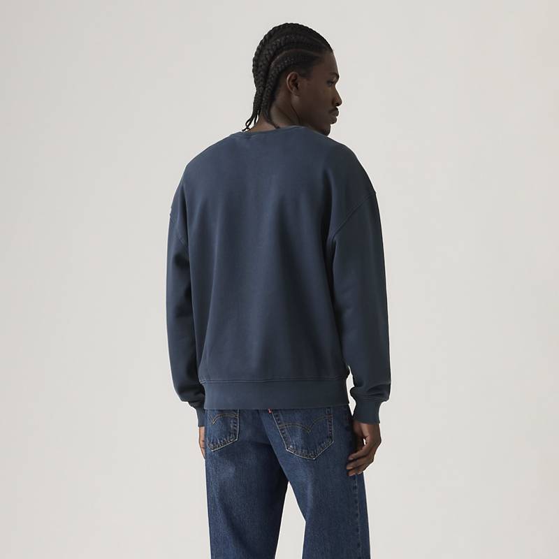 Boxy Graphic Crewneck Sweatshirt