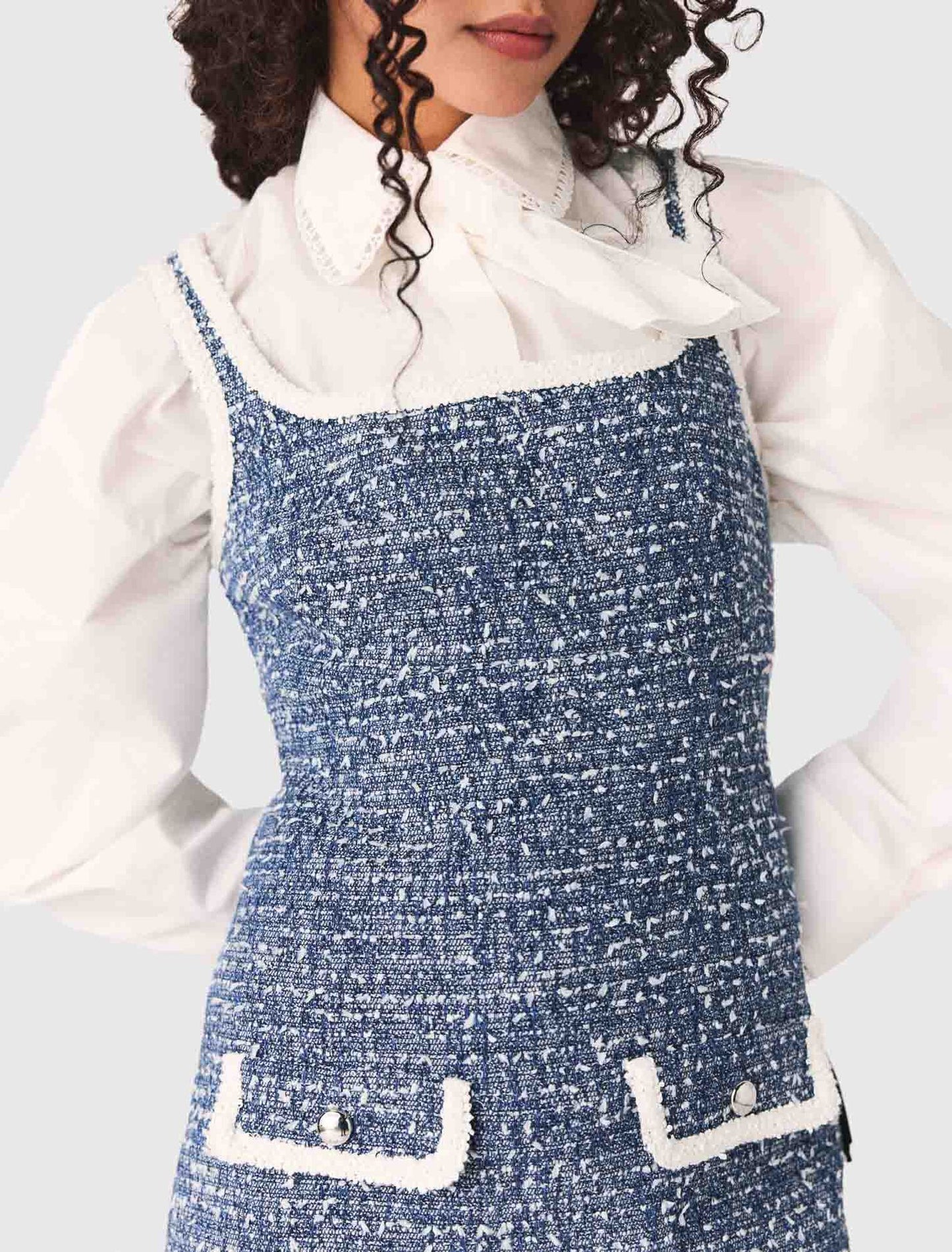 Short tweed dress