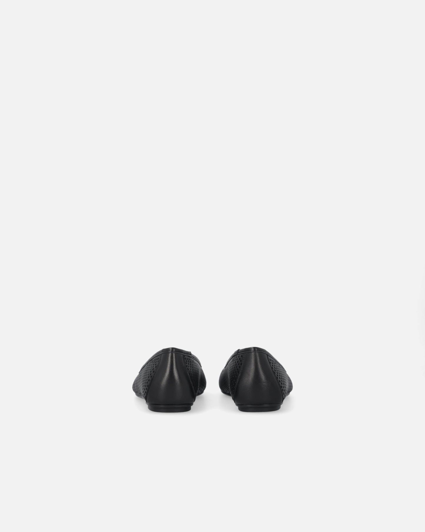 Perforated ballerinas with Love Birds logo