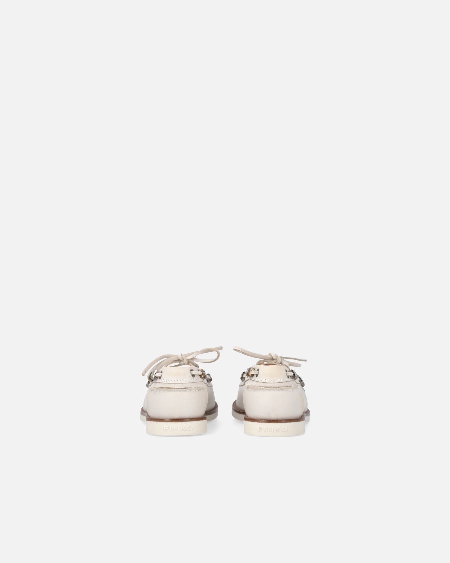 Leather moccasins with jewel details