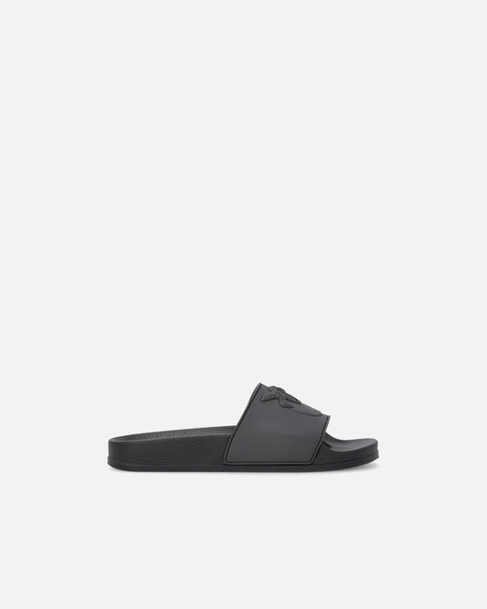 Rubber slip-on sandals with Love Birds maxi logo