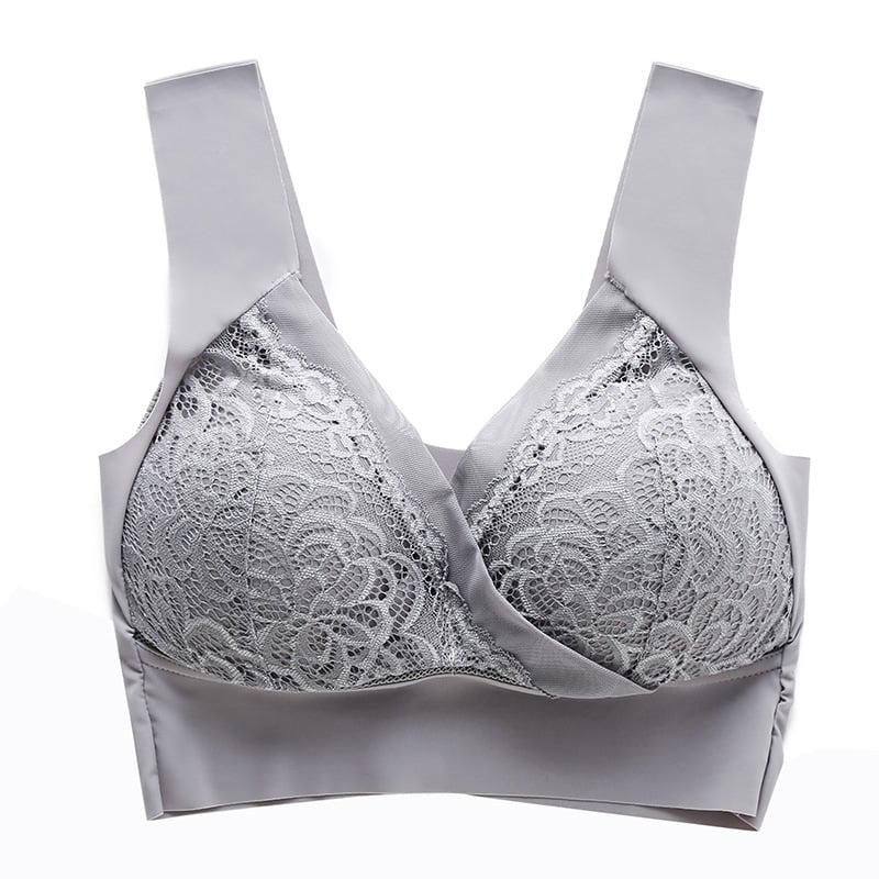 ROSY LIFT BH – Komfort-BH in Übergröße, extra elastisch, ohne Bügel, mit Spitze