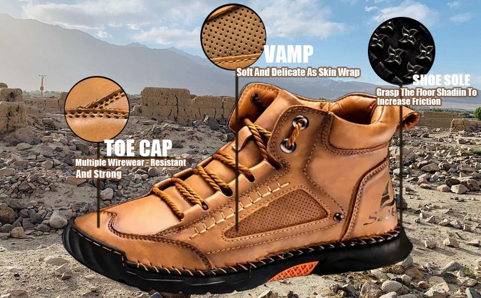 Salkin - Bequeme handgefertigte Lederstiefel